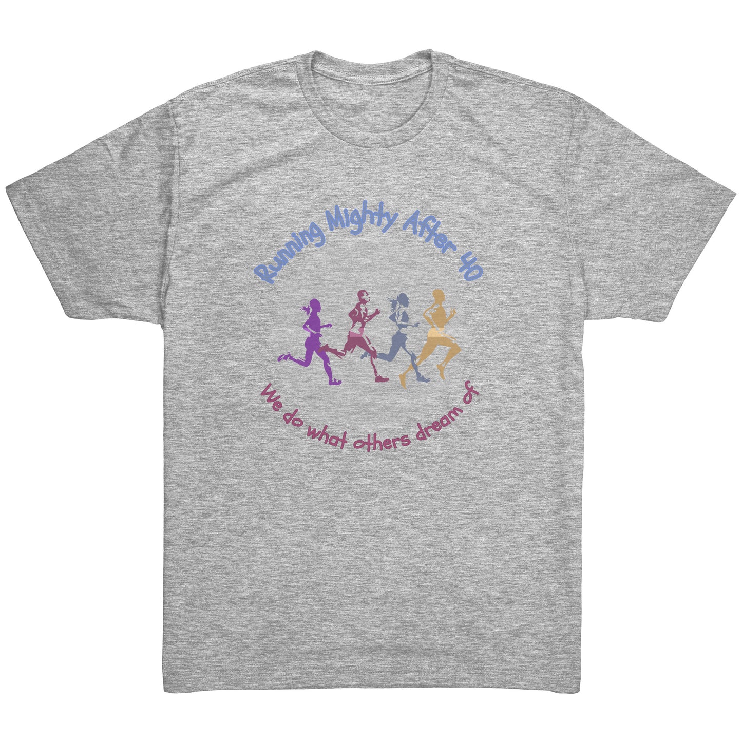 Running Mighty After 40 - Men's Triblend Shirt